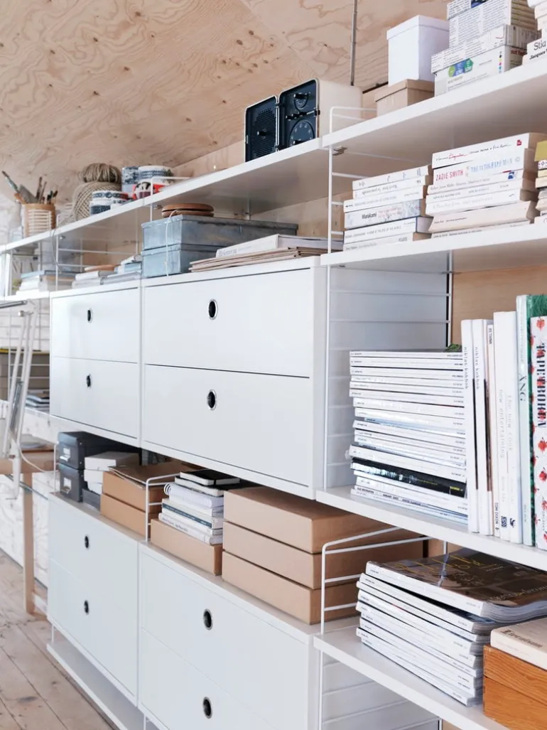 String Furniture String side panel 75 x 30 cm, 1-pack, white