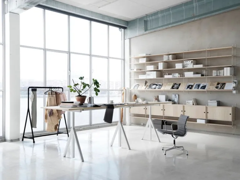 String Furniture String side panel 75 x 30 cm, 1-pack, white