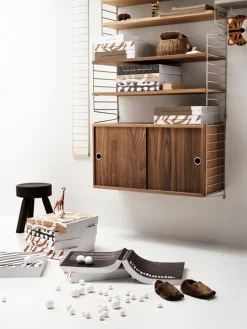 String Furniture String shelf 78 x 20 cm, 3-pack, oak