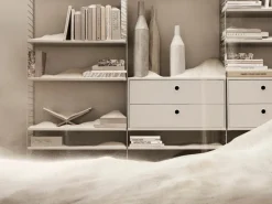 String Furniture String shelf 58 x 30 cm, 3-pack, beige