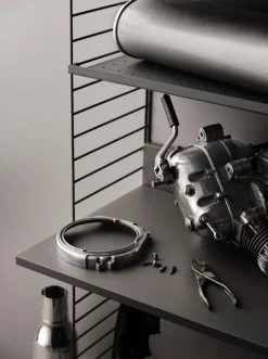 String Furniture String work desk, dark grey