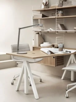 String Furniture String Works height adjustable table 160 cm, oak