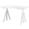 String Furniture String Works height adjustable work desk, 120 cm, white