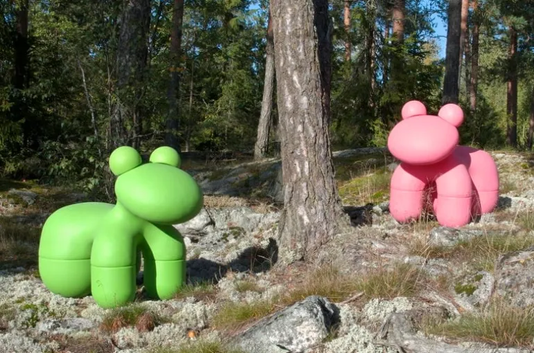 Studio Eero Aarnio Mini Pony chair, green