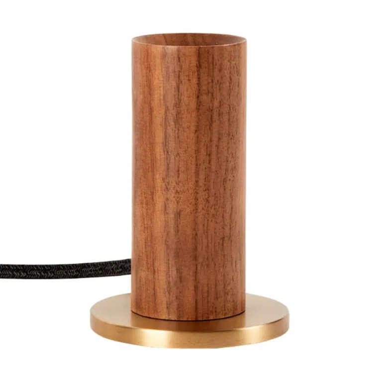 Tala Knuckle table lamp, walnut