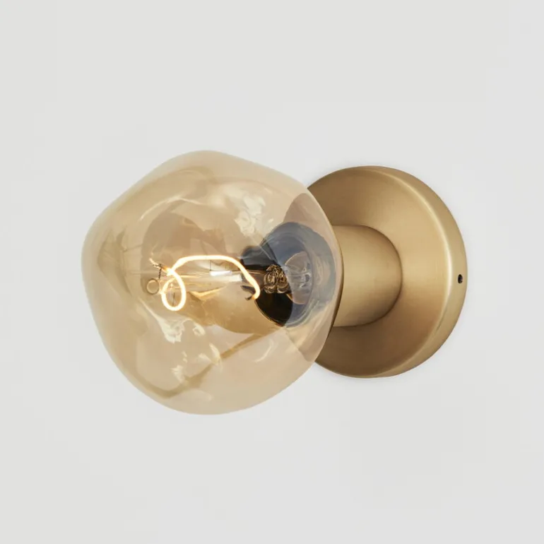 Tala Lochan wall lamp, brass