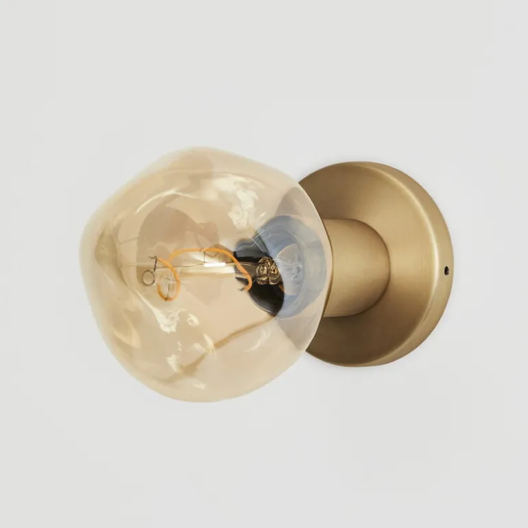 Tala Lochan wall lamp, brass