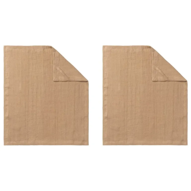 Tameko Dale kitchen towel, 50 x 60 cm, set of 2, ochre