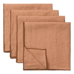 Tameko Merrow napkin, 50 x 50 cm, set of 4, rust