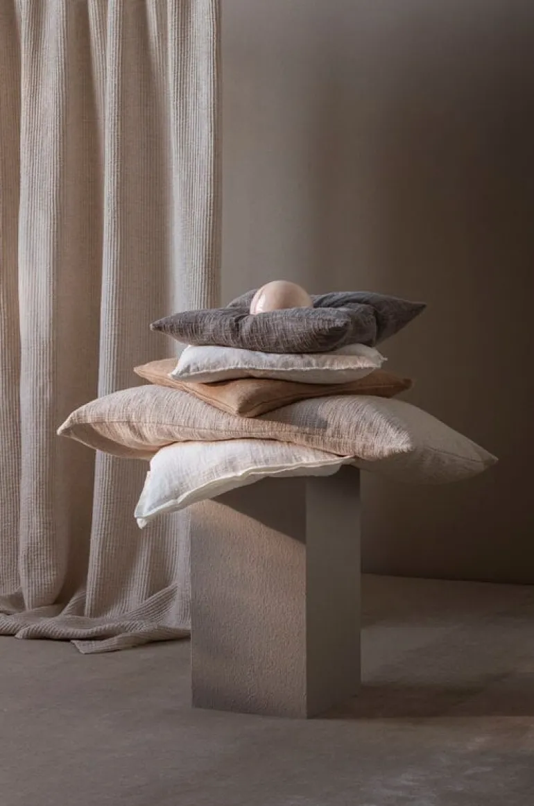 Tameko Tate cushion, ochre