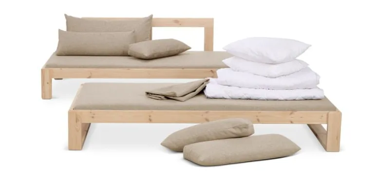 Tapio Anttila Collection Kaiku sofa bed, pine - beige Hopper 51