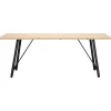 Tapio Anttila Collection Front Pine 195 table, pine - black oak