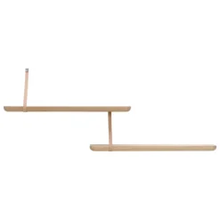 Tapio Anttila Collection Renki L shelf, oak -  recycled leather