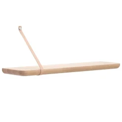 Tapio Anttila Collection Renki L shelf, oak -  recycled leather