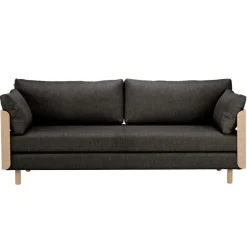 Tapio Anttila Collection ON2 Wood sofa bed, soap waxed oak - dark grey Diamonds 007
