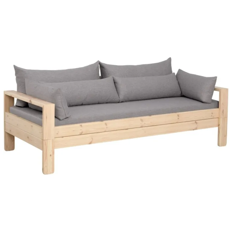 Tapio Anttila Collection Kaiku sofa bed, pine - light grey Hopper 61