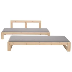 Tapio Anttila Collection Kaiku sofa bed, pine - light grey Hopper 61