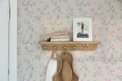 Tapio Anttila Collection Renki coat rack, oak -  recycled leather