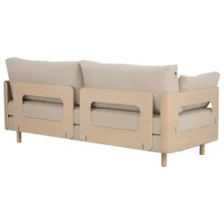Tapio Anttila Collection ON2 Wood sofa bed, soap waxed oak - beige Hopper 51