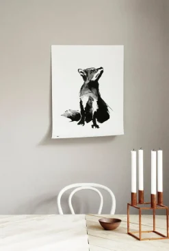 Teemu Järvi Illustrations Fox poster, 50 x 70 cm