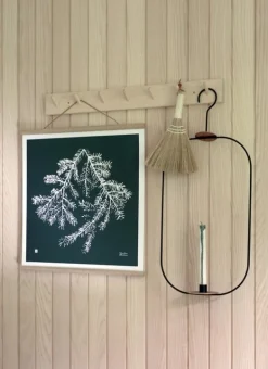 Teemu Järvi Illustrations Spruce Branch poster, 50 x 50 cm, forest green