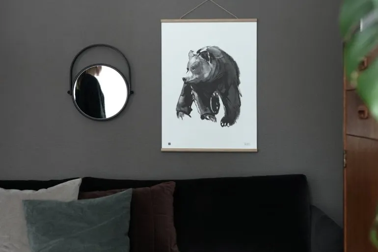 Teemu Järvi Illustrations Gentle Bear poster, 30 x 40 cm