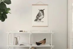 Teemu Järvi Illustrations Owl poster, 30 x 40 cm