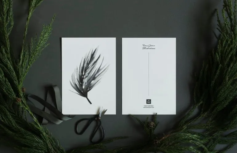 Teemu Järvi Illustrations Conifer mini poster set, 4 pcs