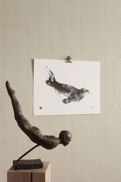 Teemu Järvi Illustrations Ringed Seal poster, 40 x 30 cm