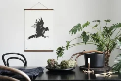 Teemu Järvi Illustrations Raven poster, 50 x 70 cm