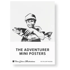 Teemu Järvi Illustrations The Adventurer mini poster set, 4 pcs