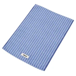 Tekla Bath mat, 70 x 50 cm, clear blue stripes