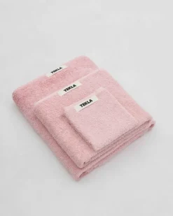 Tekla Bath towel, shaded pink