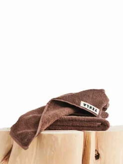 Tekla Guest towel, kodiak brown