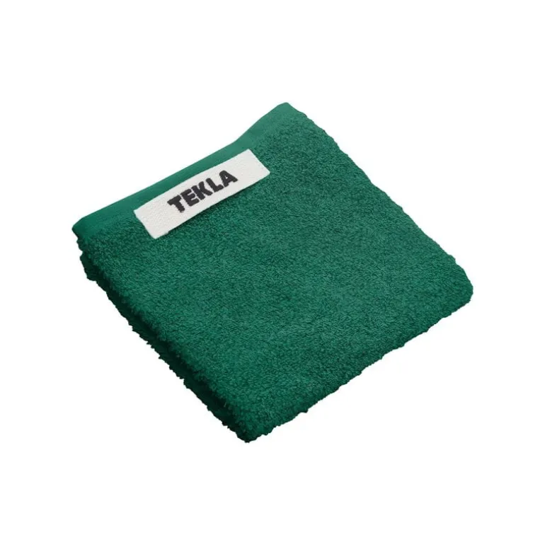 Tekla Guest towel, teal green
