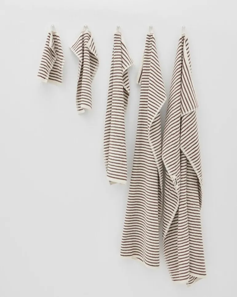 Tekla Hand towel, kodiak stripes