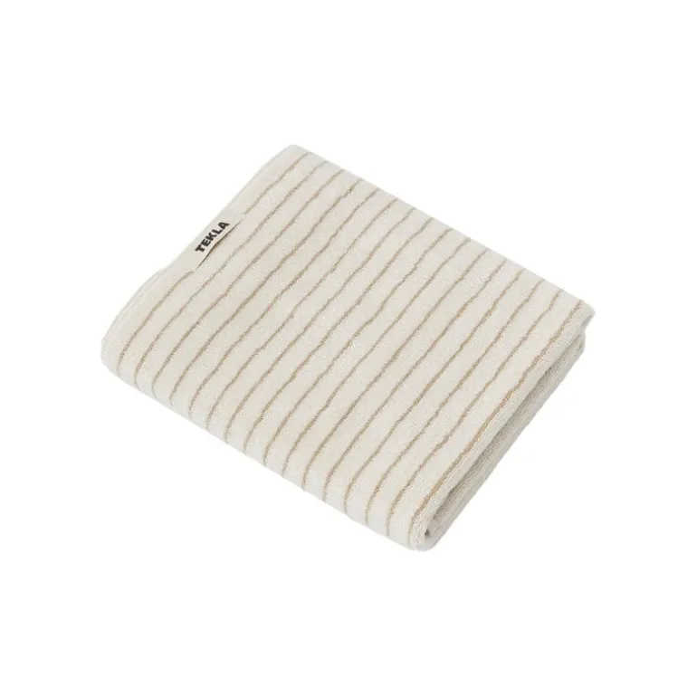 Tekla Hand towel, sienna stripes