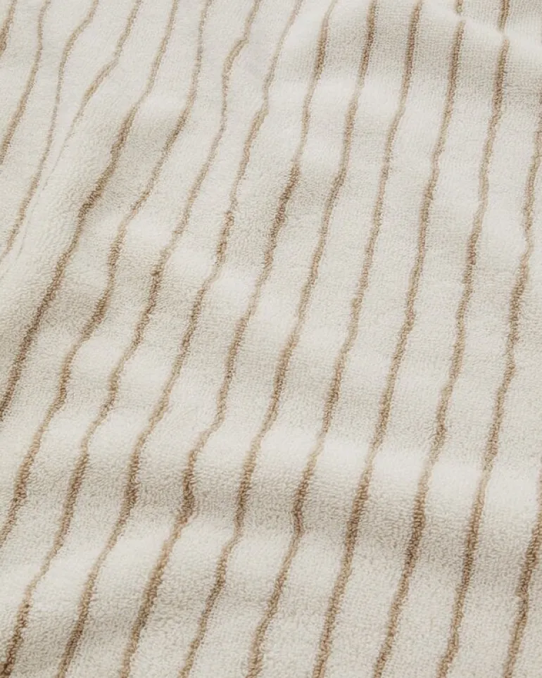 Tekla Hand towel, sienna stripes