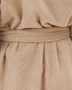 Tekla Hooded bathrobe, sienna