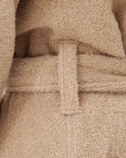 Tekla Hooded bathrobe, sienna