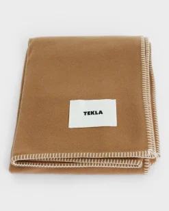 Tekla Lambswool blanket, 130 x 180 cm, oak
