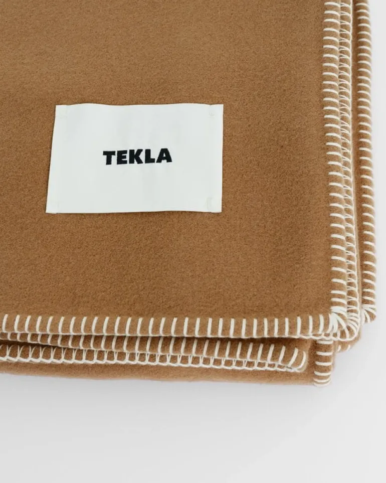 Tekla Lambswool blanket, 130 x 180 cm, oak