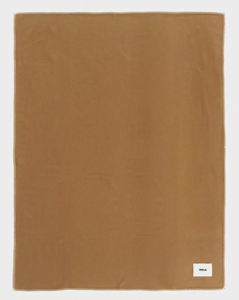 Tekla Lambswool blanket, 130 x 180 cm, oak