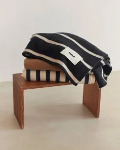 Tekla Lambswool blanket, 130 x 180 cm, magpie stripes