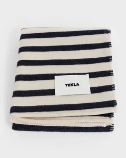 Tekla Lambswool blanket, 130 x 180 cm, magpie stripes