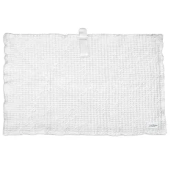 The Organic Company Big Waffle bath mat, natural white