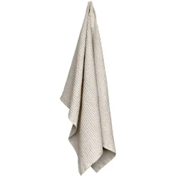 The Organic Company Big Waffle towel and blanket, stone