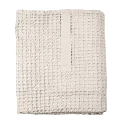 The Organic Company Big Waffle towel and blanket, stone