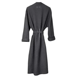 The Organic Company Big Waffle bathrobe, dark grey