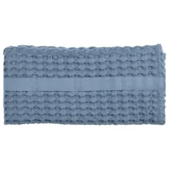 The Organic Company Big Waffle hand towel, grey blue